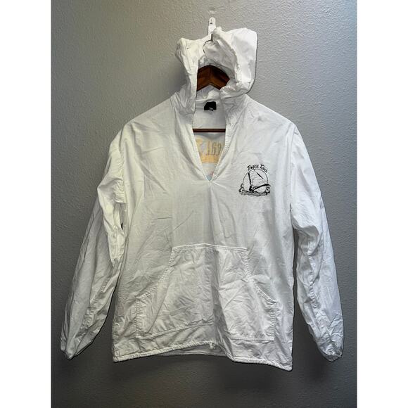 Vintage Tropical Touch Hoodie Cozumel Wind Surfing Surf Windbreaker M - Picture 2 of 14